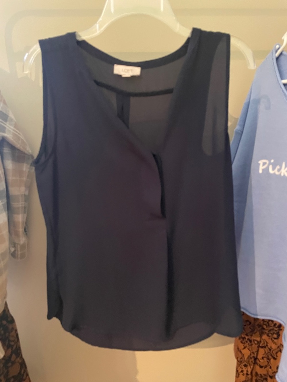 Navy blue tank